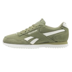 Adidasy Męskie Reebok Royal Glide Ripple Zielone/Białe PL 68OZCFK